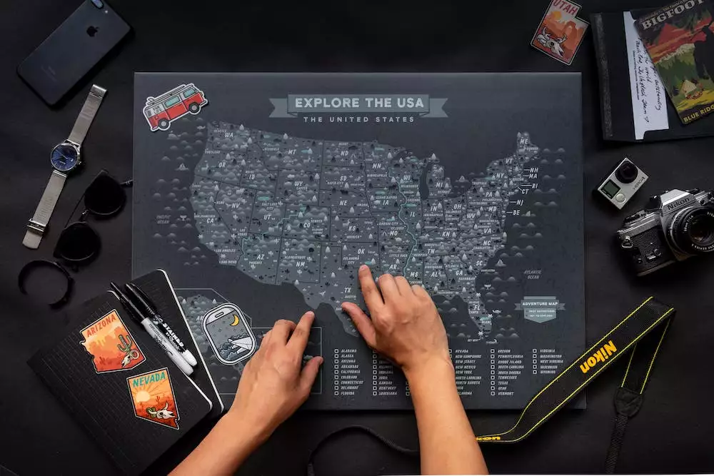 Mapa Ameriky